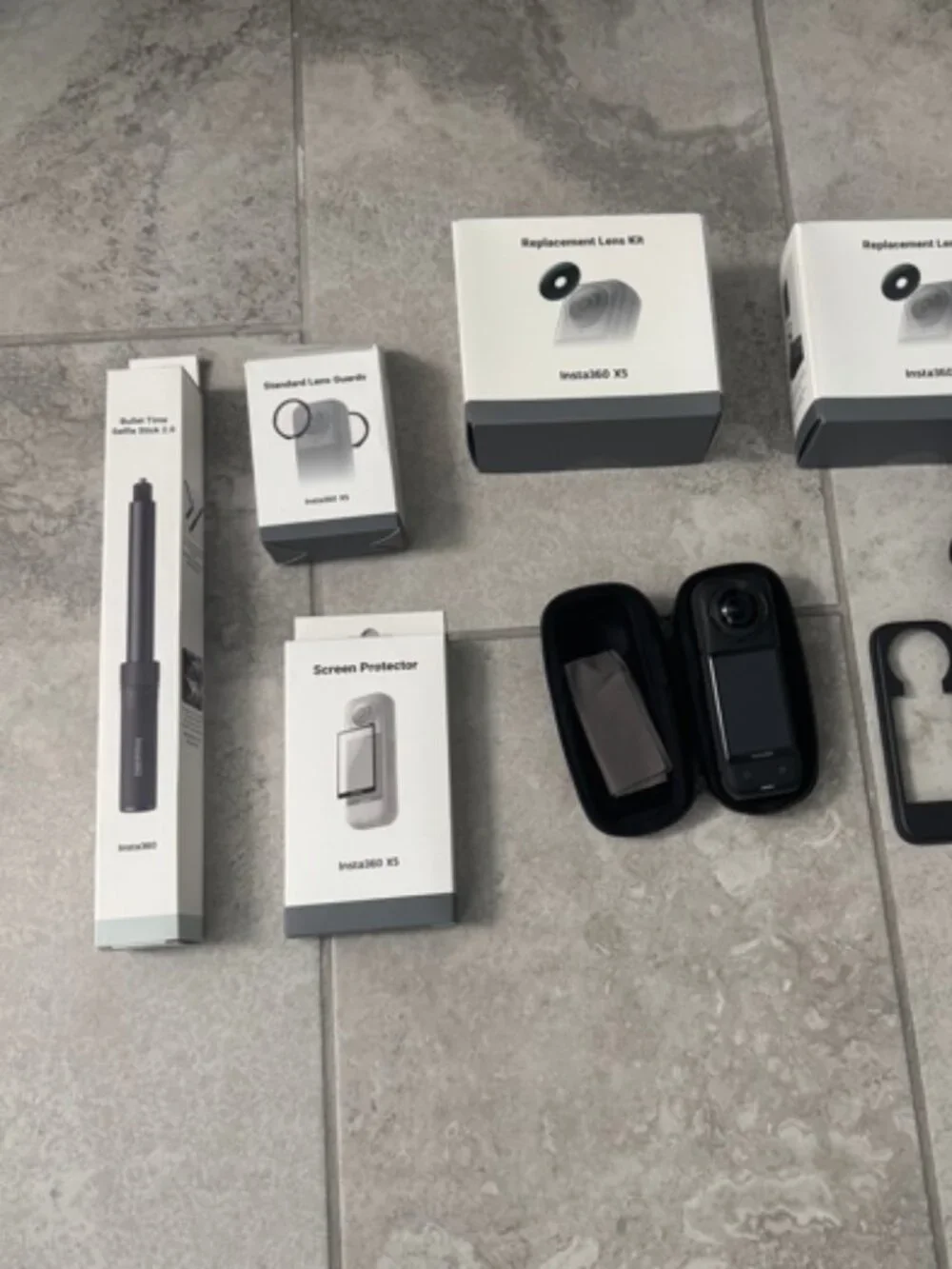 Insta360 X5 Camera + Accessories